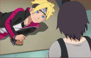 BORUTO42話、この銀ロビー内、ボルト、超忍バトル２の大ファンなんだ！