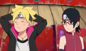 BORUTO42話、迷子猫捕獲任務、面倒なわりにつまらない任務だったぜ！