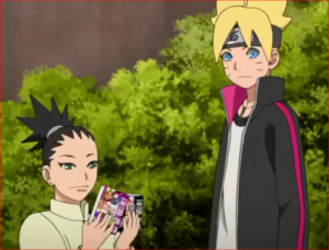 アニメBORUTO44話、木ノ葉公園、シカダイ、オレはシカダイ、コイツはボルト