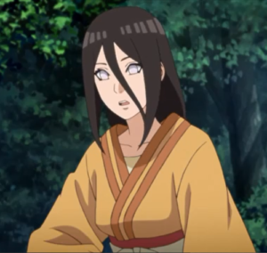 アニメBORUTO49話、スミレが告白を始める様子に緊張するハナビ