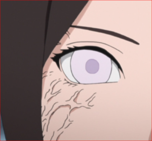 アニメBORUTO、日向ハナビの白眼