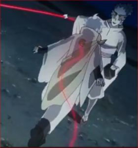 アニメBORUTO53話、ウラシキの赤いチャクラの釣り竿？