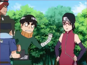 アニメBORUTO55話、さては偵察に来たのか？