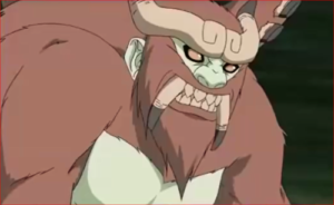 アニメNARUTO、四尾・孫悟空1