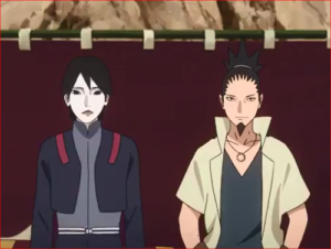 BORUTO56話、チーム三人で答えだと思うほうに行ってね
