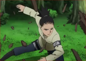 BORUTO56話、傀儡兵器を破壊するシカダイ