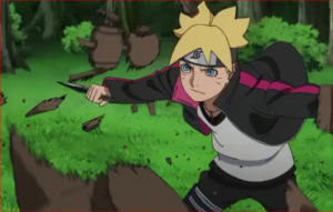 BORUTO56話、傀儡兵器を破壊するボルト