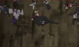 BORUTO56話、落下するボルト達