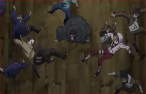 BORUTO56話、落下する罰のメンバー、