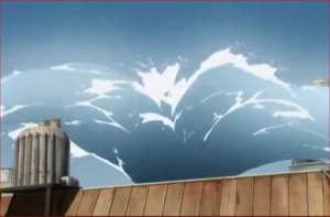 アニメBORUTO57話、あふれ出る水流