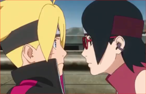 アニメBORUTO57話、じーっ！