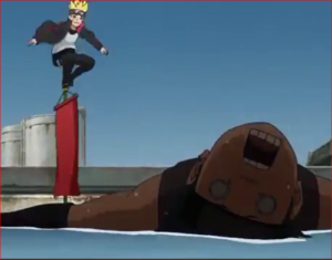 アニメBORUTO57話、よし、仕留めたぞ！