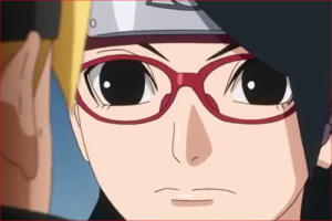 アニメBORUTO57話、サラダ至近距離接近中！
