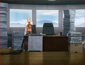 アニメBORUTO57話、ボルトの試験結果を気にするナルト