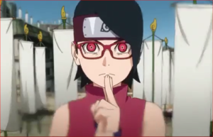 アニメBORUTO57話、写輪眼発動