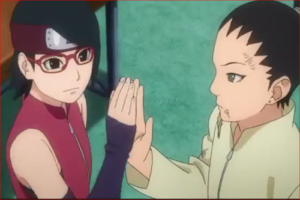 アニメBORUTO58話、三秒