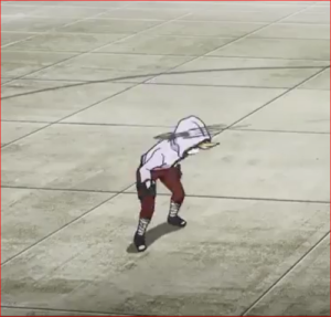 アニメBORUTO58話、余裕で攻撃をかわすヨド