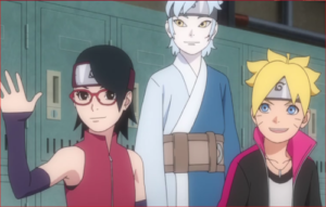 アニメBORUTO58話、笑顔で送り出す第七班