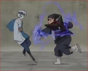 アニメBORUTO58話、雷遁使いのトロイ