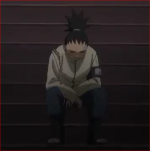 アニメBORUTO59話、ひとりふさぎ込む、シカダイ