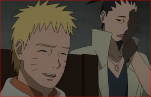 アニメBORUTO59話、ハハハって、違反に気付かないナルトｗ