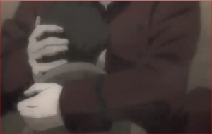 アニメBORUTO59話、少年を抱きしめる我愛羅