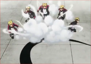 アニメBORUTO59話、影分身の術！