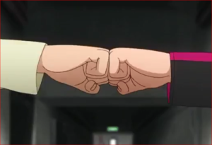 アニメBORUTO59話、拳を併せて男の約束だ