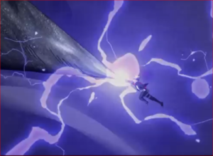 アニメBORUTO61話、紫電発動