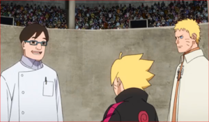 アニメBORUTO61話、若が失格になってしまうとは…
