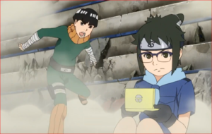 アニメBORUTO62話、メタル君は中央階段へ
