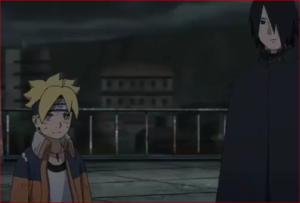 BORUTO63話、ボルトとサスケ