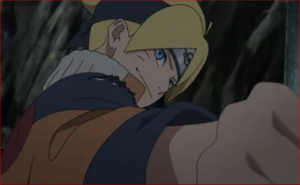 BORUTO63話、拳を突き返すボルト