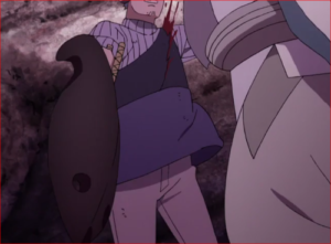 アニメBORUTO64話、返す一太刀で長十郎に斬り込みを