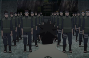 アニメBORUTO64話、里の警護の指示を出すシカマル