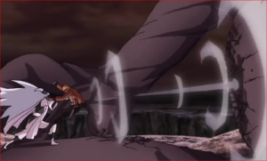 アニメBORUTO65話、ナルトの点穴を突くモモシキ