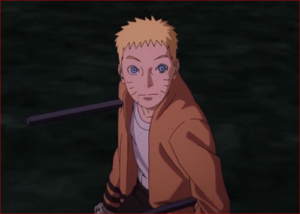 アニメBORUTO65話、ボルトの螺旋丸に驚くナルト
