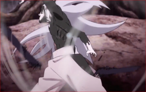 アニメBORUTO65話、モモシキの傍で炸裂する螺旋丸