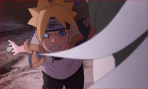 アニメBORUTO65話、淨眼を発動したボルト