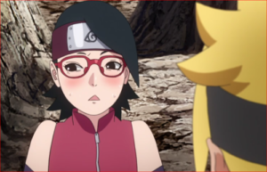 アニメBORUTO66話、慌てるサラダ1.5