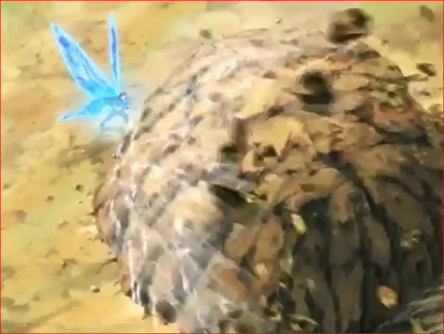 アニメBORUTO67話、チョウジは蝶モードで岩の塊を粉砕