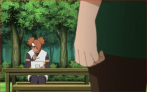 アニメBORUTO67話、ドラマに夢中なチョウチョウ