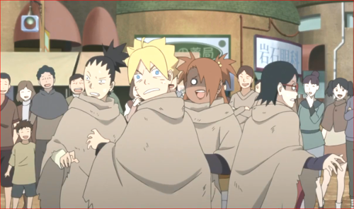 アニメboruto話 里人たちは爆笑の渦 焦るボルトたちｗ Boruto最新まとめ情報局