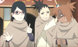 アニメBORUTO82話、ほら、チョウチョウ飯だ！