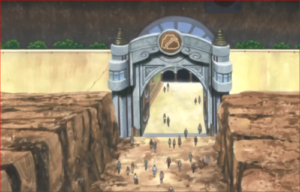 アニメBORUTO82話、岩隠れの里の入り口