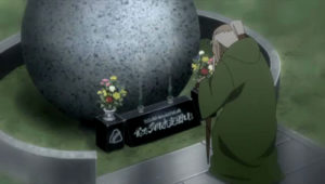boruto_86.コヅチ墓前に花を手向けるオオノキ