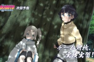 アニメBORUTO第265話、アイキャッチ画像、ヒマワリとカエ